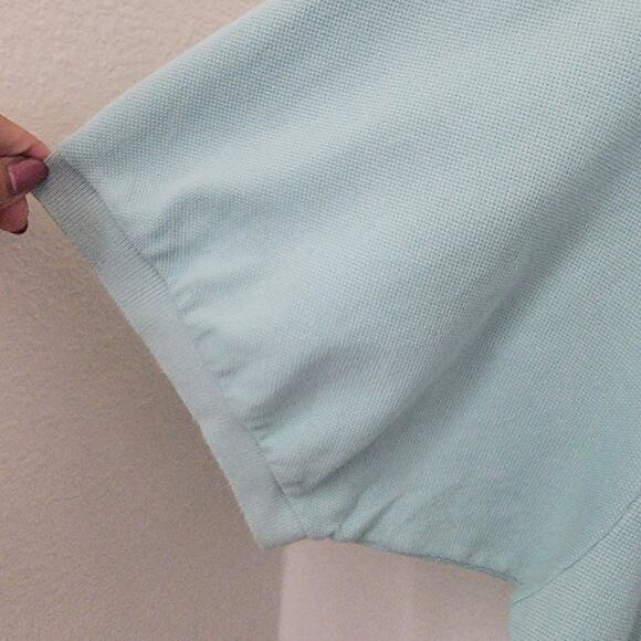 Lacoste Polo Shirt Sz 9 4XL Classic Fit Shortsleeve Blue 100% Cotton Preppy Golf - Picture 5 of 15